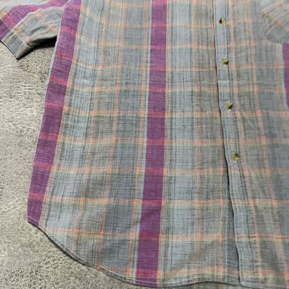 Blitzz retro mens casual button - Picture 3 of 8